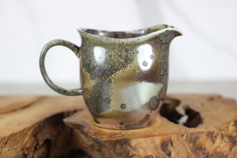 【送禮好物】天然落灰 柴燒茶海 公道杯 名家葉敏祥手作 220ml
