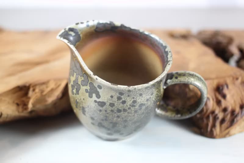 【送禮好物】天然落灰 柴燒茶海 公道杯 名家葉敏祥手作 220ml