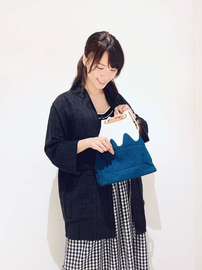 自家製富士山甚吉袋 - 深藍色 M Size  【 情人節 生日 】