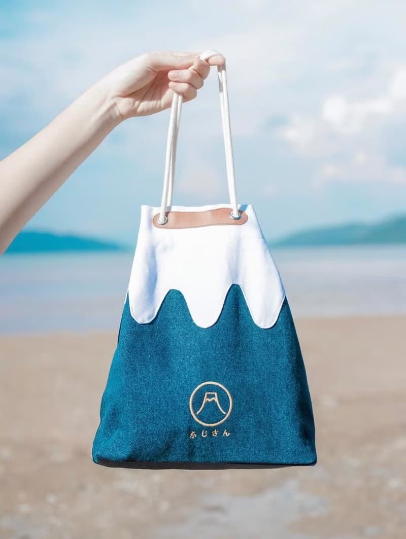 自家製富士山甚吉袋 - 深藍色 M Size  【 情人節 生日 】