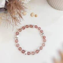 草莓晶 手鍊 礦石水晶