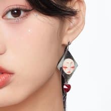 幻物方片女巫耳環