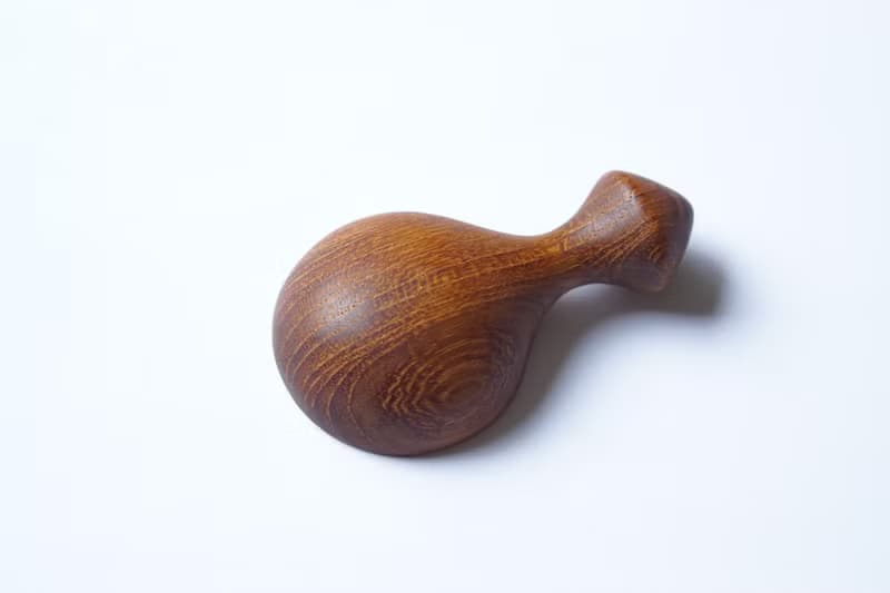 木のスパイススプーン, チーク