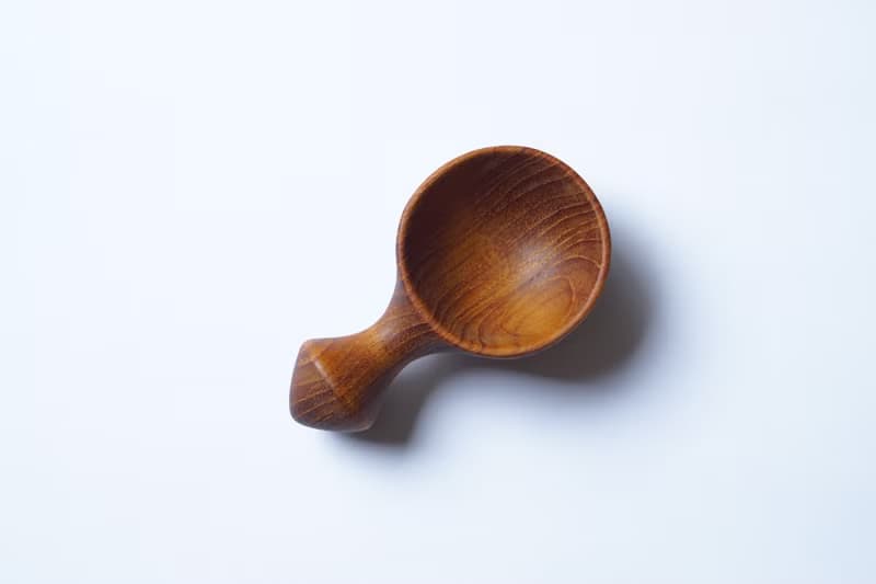 木のスパイススプーン, チーク