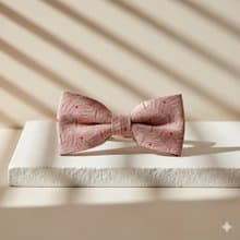 白線幾何紅領結