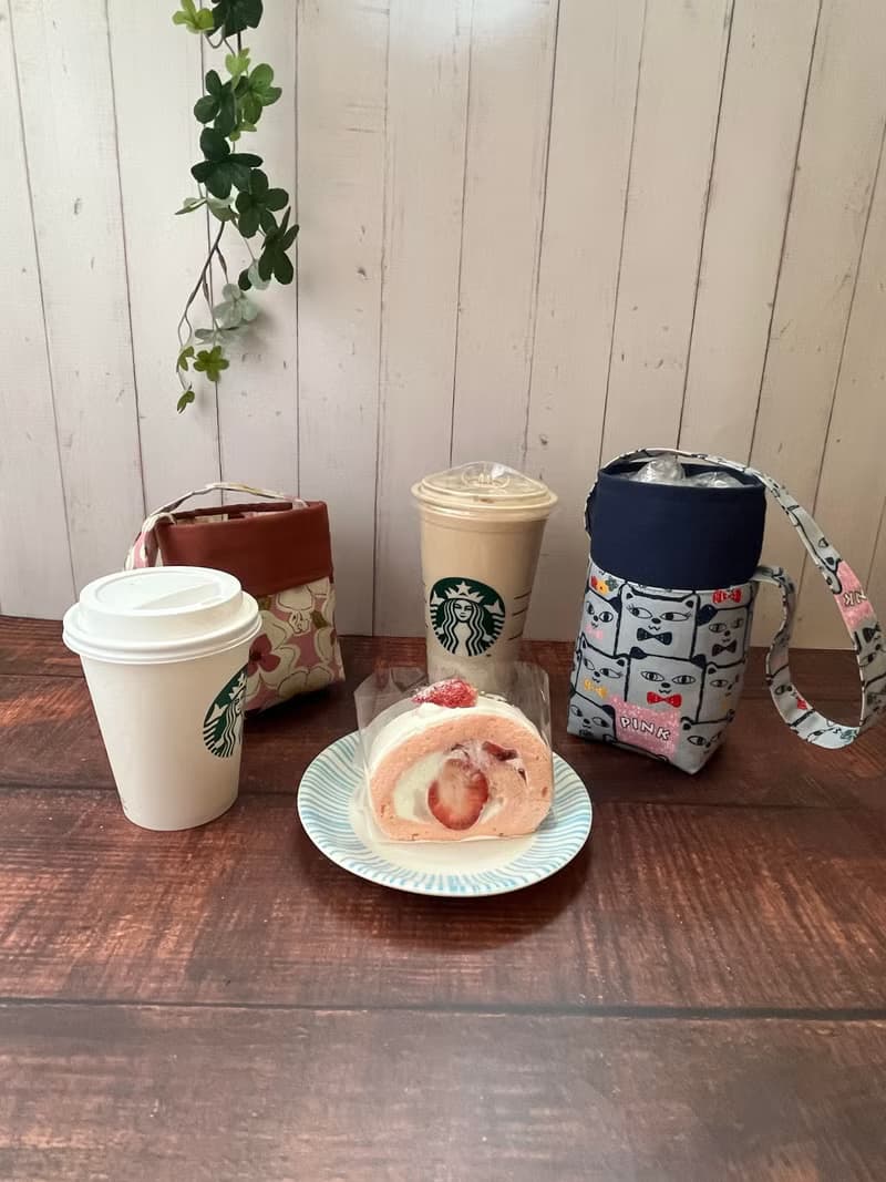 24H快速出貨/雙面用飲料提袋/一面可放大杯翻面可放中杯飲料