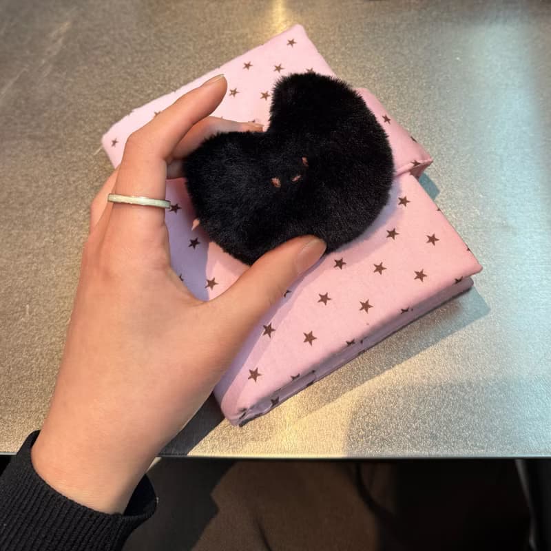 Black cat diary cover (A6 size) / book cover bookbinder New Year's present