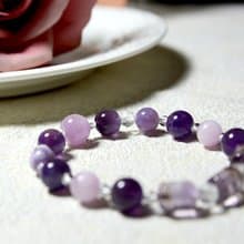 紫羅蘭花園 l 紫鋰輝 l 紫水晶  l 全水晶