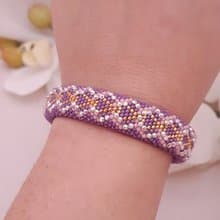Rainbow Crystal Bracelet Crochet Bracelet For Women