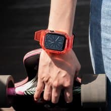 Apple Watch 45/44mm Saido 街頭潮流一體成形錶帶-紅色