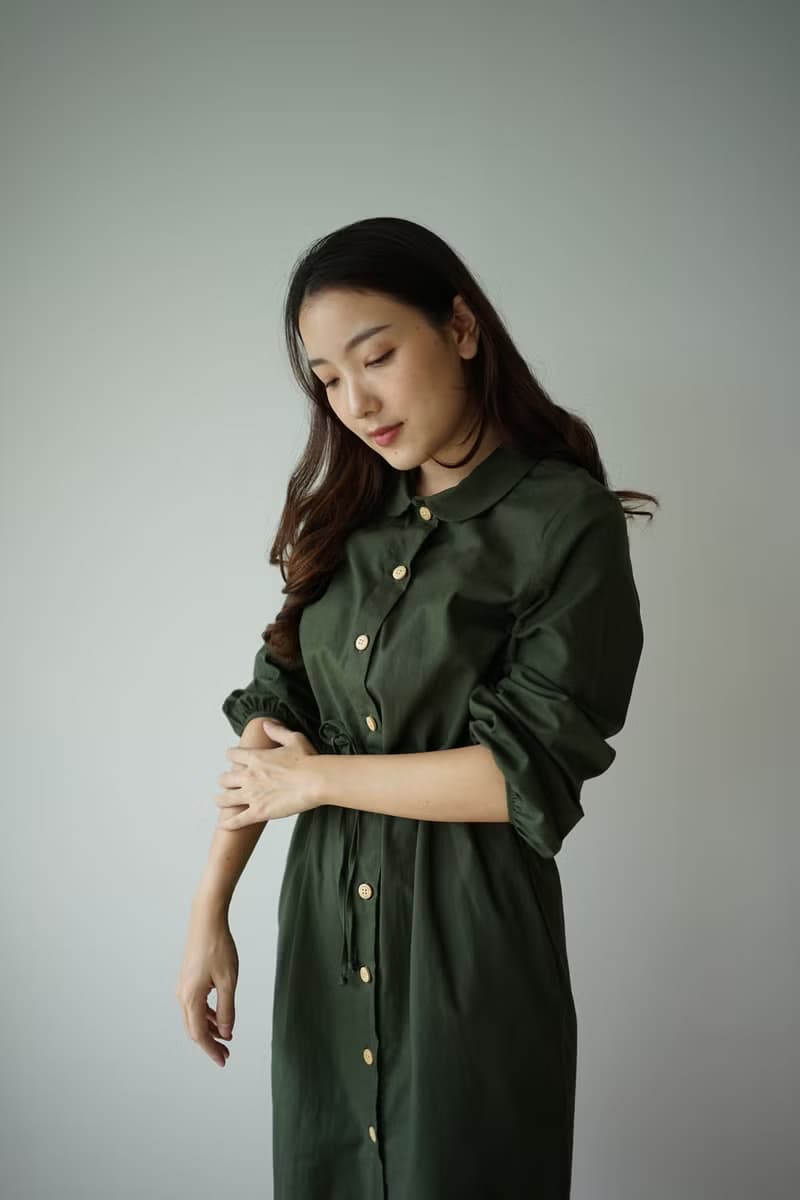 TONGMUAN 洋裝 - 綠色