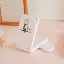 SNOOPY史努比來點抱抱22.5W折疊式三合一Qi2磁吸支架無線充電器