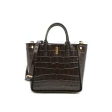 Giana 鱷魚紋壓花皮革小手挽 原創設計