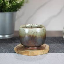 【母親節禮物】110ml 天目釉 柴燒茶杯 鶯歌名家葉敏祥手工作品