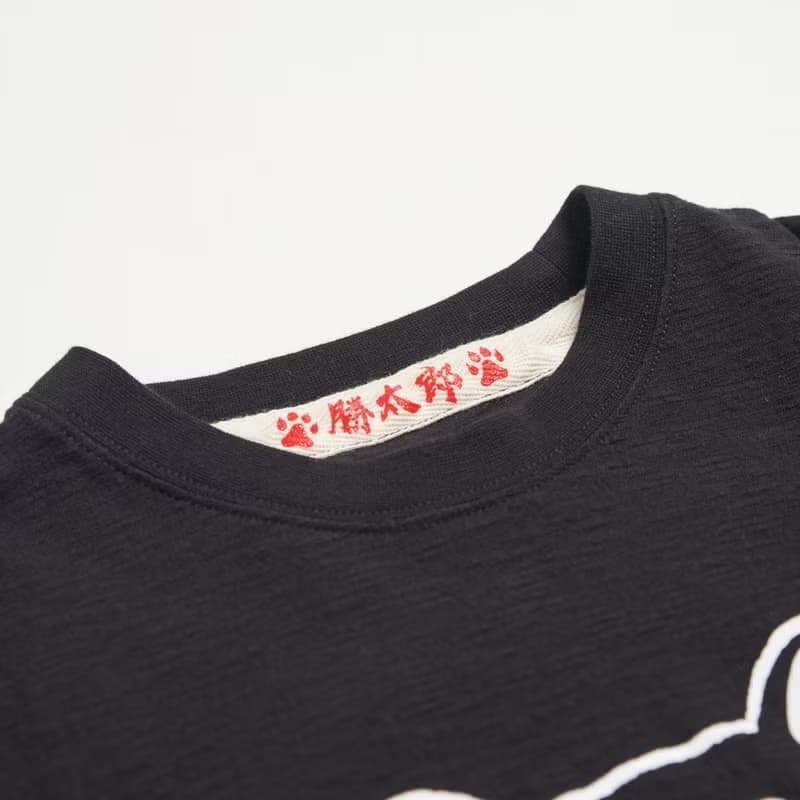 江戶勝 日系 童裝 黑丸賣萌微笑短袖T恤(黑色)#上衣#勝太郎