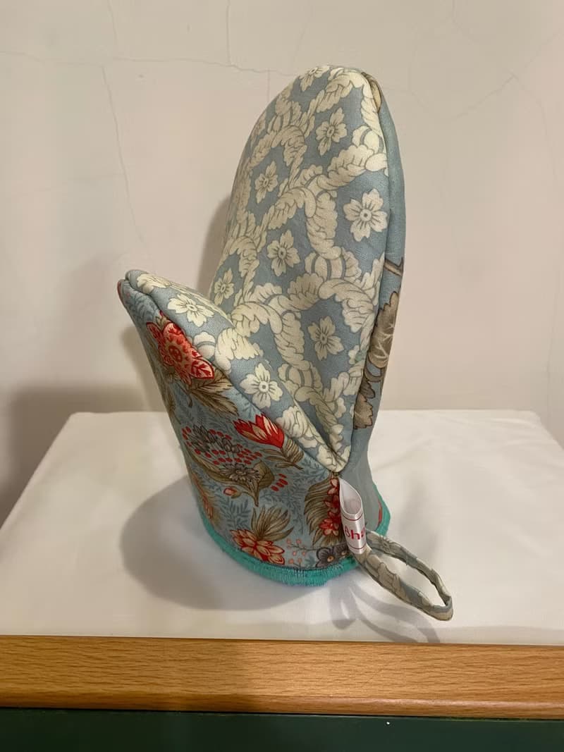 漾系-隔熱手套-紅花版