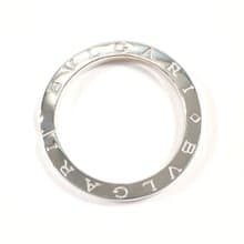 【日本直送 中古美品】ブルガリ BVLGARI キーリング キーホルダー ペンダントトップ ロゴ シルバー925 新品仕上げ済み