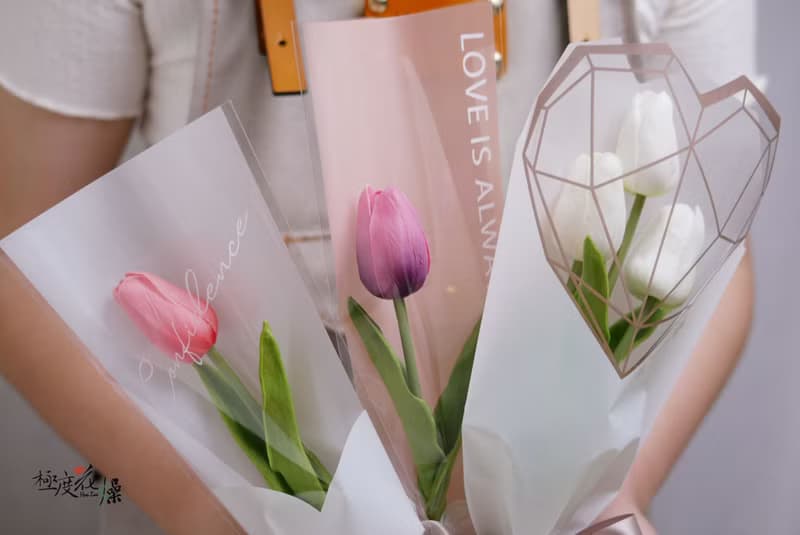 鬱金香花束袋 極度花燥 永生花 花禮