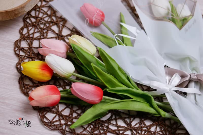 鬱金香花束袋 極度花燥 永生花 花禮