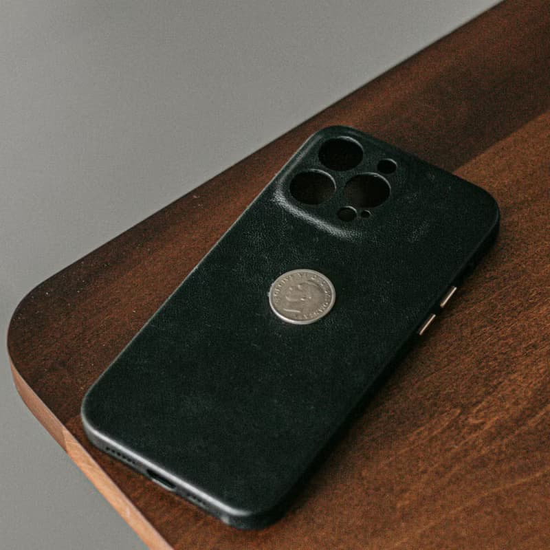 手作全包羊皮復古幣【iPhone】手機殼