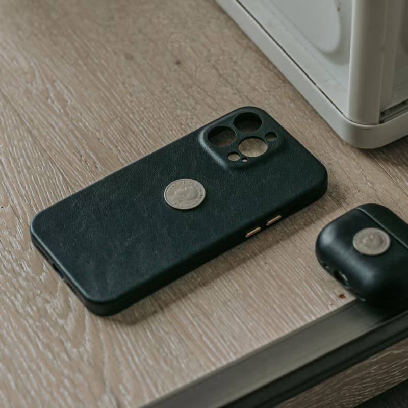 手作全包羊皮復古幣【iPhone】手機殼