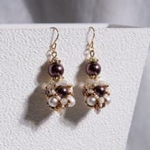 Gaea's Oasis Earrings - Purple 蓋婭綠洲耳飾(紫)