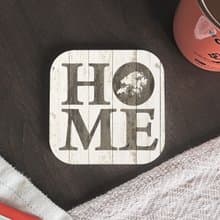 香港杯墊入厝禮物 | 木紋鄉村杯墊 | 香港地圖