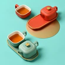 故宮宮廷文化 | 四合如意茶具 一壺一杯 便攜茶杯 聖誕禮物