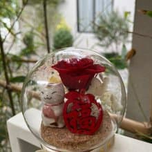 招財貓與永生紅玫瑰