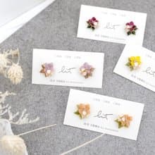 耳針x耳夾水晶花_花花人生_光點飾品