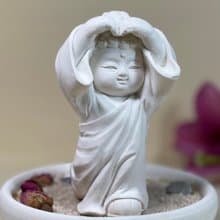 開運公仔 淨念吉祥小佛之佛美中盤套組 母親節 長輩禮 開運 擴香