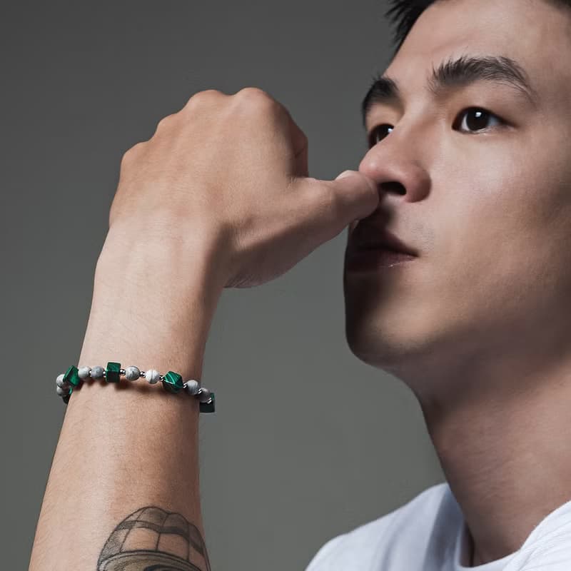 Unisex | 極晝系 - 圖 * 孔雀石 地圖石 招財 幸福 創造力 藝術