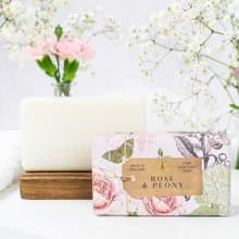 【送禮必備】英國製皂ESC 20週年乳木果油手工皂2入組-玫瑰與牡丹