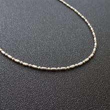 造型純銀項鍊 | 竹節鍊 2.2mm | 中性款 男生款