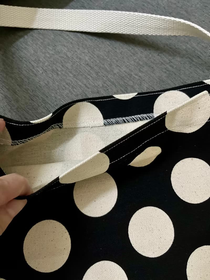 經典復古波點輕便包手提包