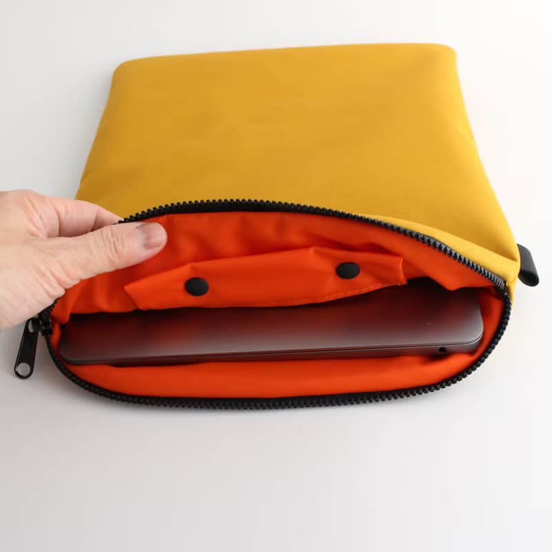 seto / creature bag / PC case / Bag in bag / Case A4 / Yellow