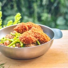 【惜物特惠-福利品】純鈦 蘋果碗1入 (露營鈦鍋/ 沙拉碗 / 可直火