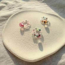 TeenyTinyCraft | 彩飴 • 三色 手工耳骨夾