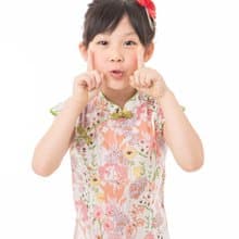 兒童旗袍 古風 四季款 百花盛豔