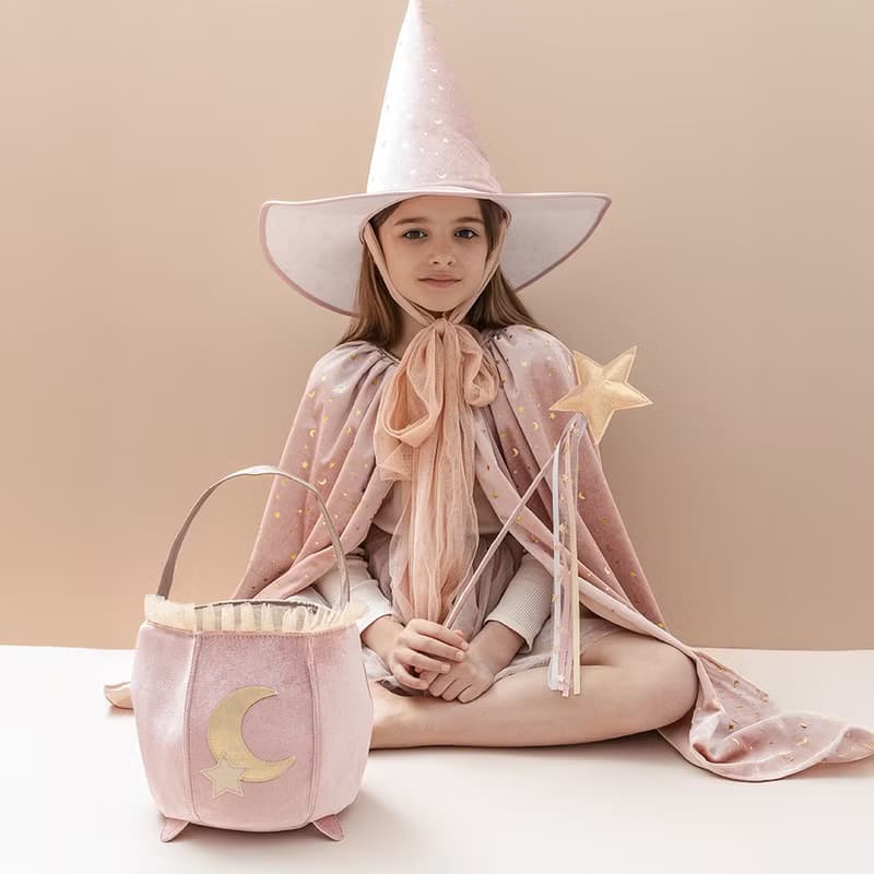 英國Mimi & Lula_AW25_變裝派對_粉紅魔法鍋造型提籃