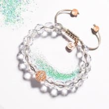 瑞典AWNL 白水晶 雲莓 女士手鍊 七夕情人節