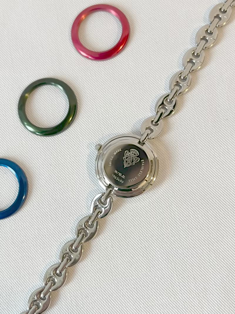 Gucci Change Bezel銀色中古手錶 6色外圈正常運作手鏈可按長度拆