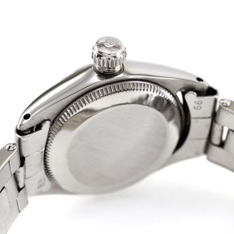 【日本直送】ロレックス ROLEX オイスターパーペチュアル 腕時計 サンダーバードベゼル 6623 SS 自動巻き シルバー文字盤 レディース【中古】