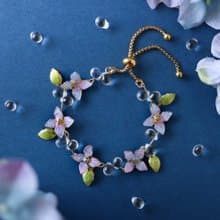 しっとり紫陽花のブレスレット