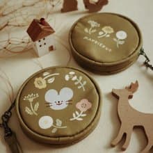 曼蒂的花花小鼠小圓包 / 零錢包 / 小收納包