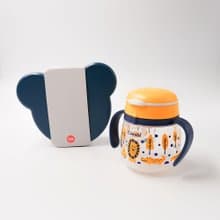 【經典出遊組合】combi x tak 樂可直飲杯(240ml)+小熊餐盒