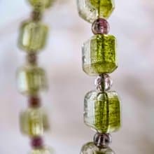 【半盆薄荷糖】高品西瓜糖果方塊碧璽手鍊手串 一物一拍