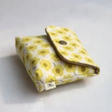【MY HANDMADE】 黃花Vintage 錢包 化妝包