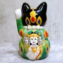 【靈彩福喵】日本清水燒招財貓 | 仫繪 民族貓