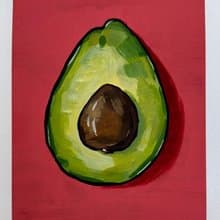 Miniature Oil Painting on Hardboard – Original Landscape Artwork – Small Nature